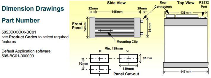 505 BC01 drawings for Batch Controller by Contrec